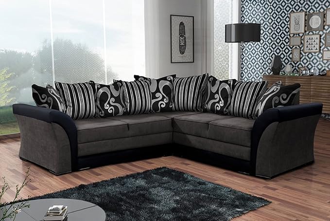 Shannon Fabric Corner Sofa – Luxury Corner Couch Sets for Sale in the UK