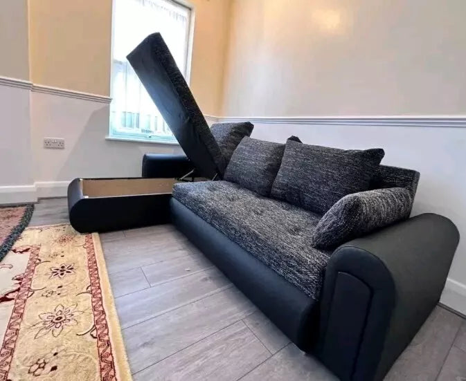 Berlin Corner Sofa Bed with Storage – Space-Saving & Stylish for UK Homes | Cash on Delivery