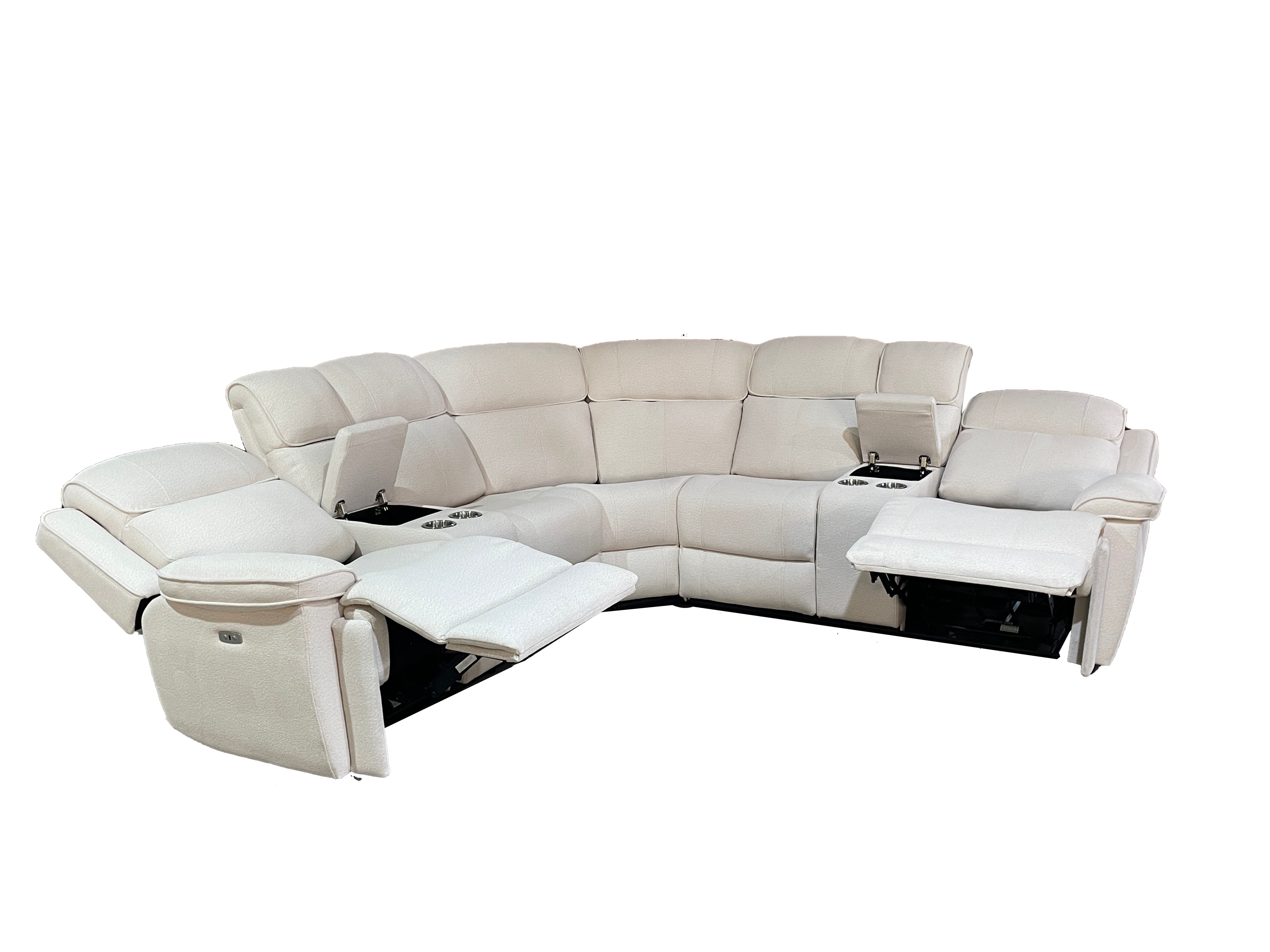 Matrix Carville Fabric Corner Sofa – Reclining Comfort Meets Modern Luxury