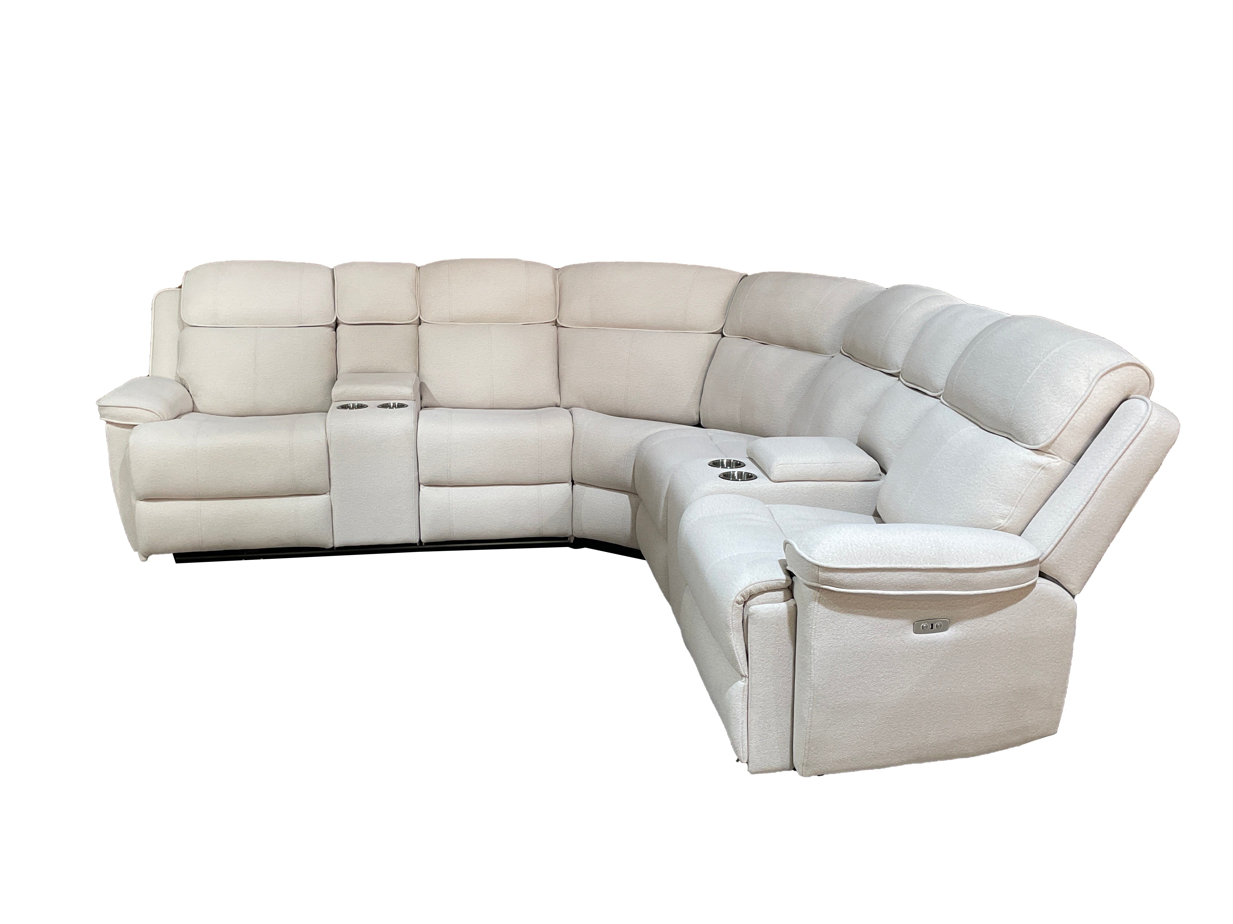 Matrix Carville Fabric Corner Sofa – Reclining Comfort Meets Modern Luxury
