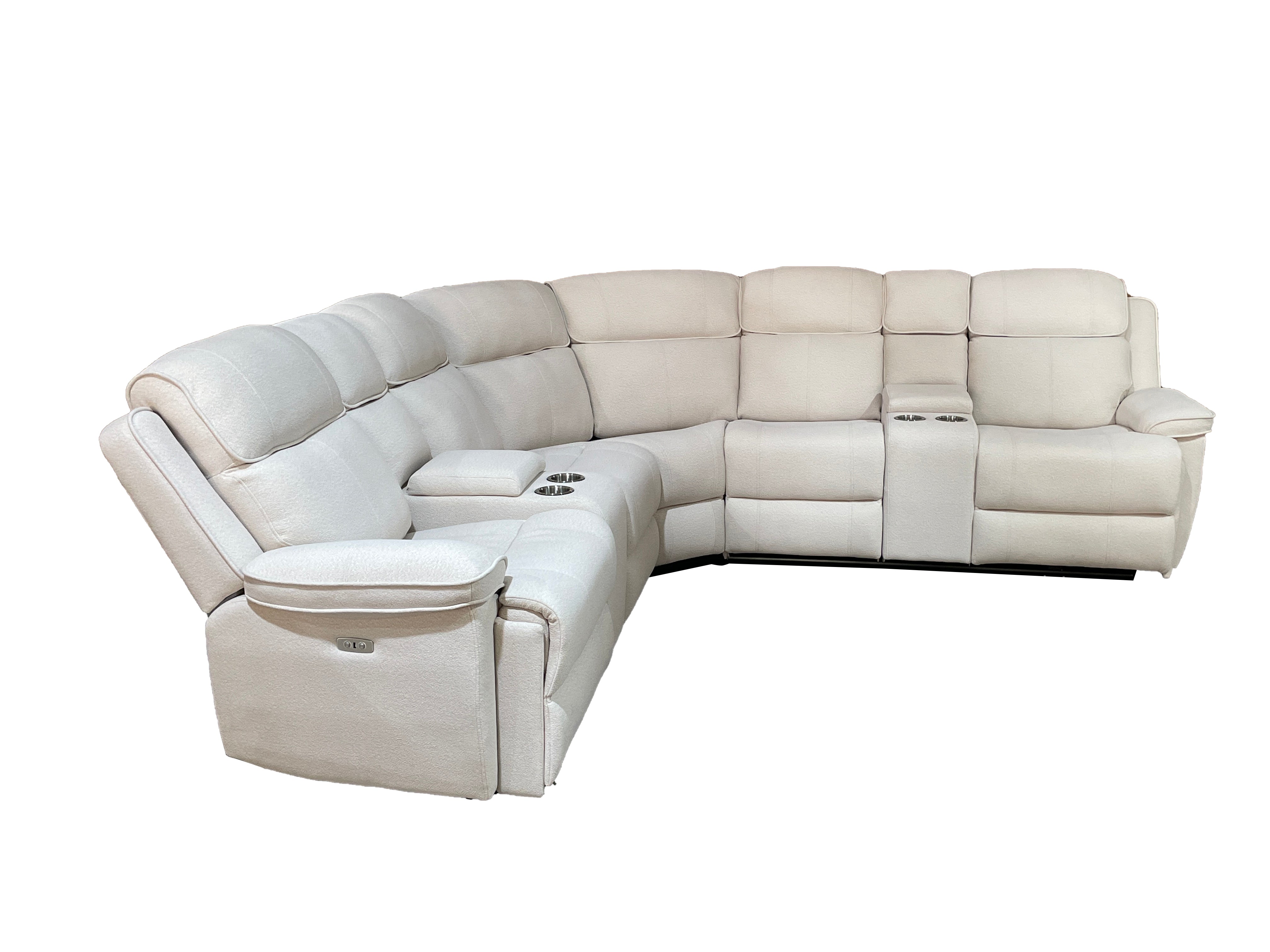 Matrix Carville Fabric Corner Sofa – Reclining Comfort Meets Modern Luxury