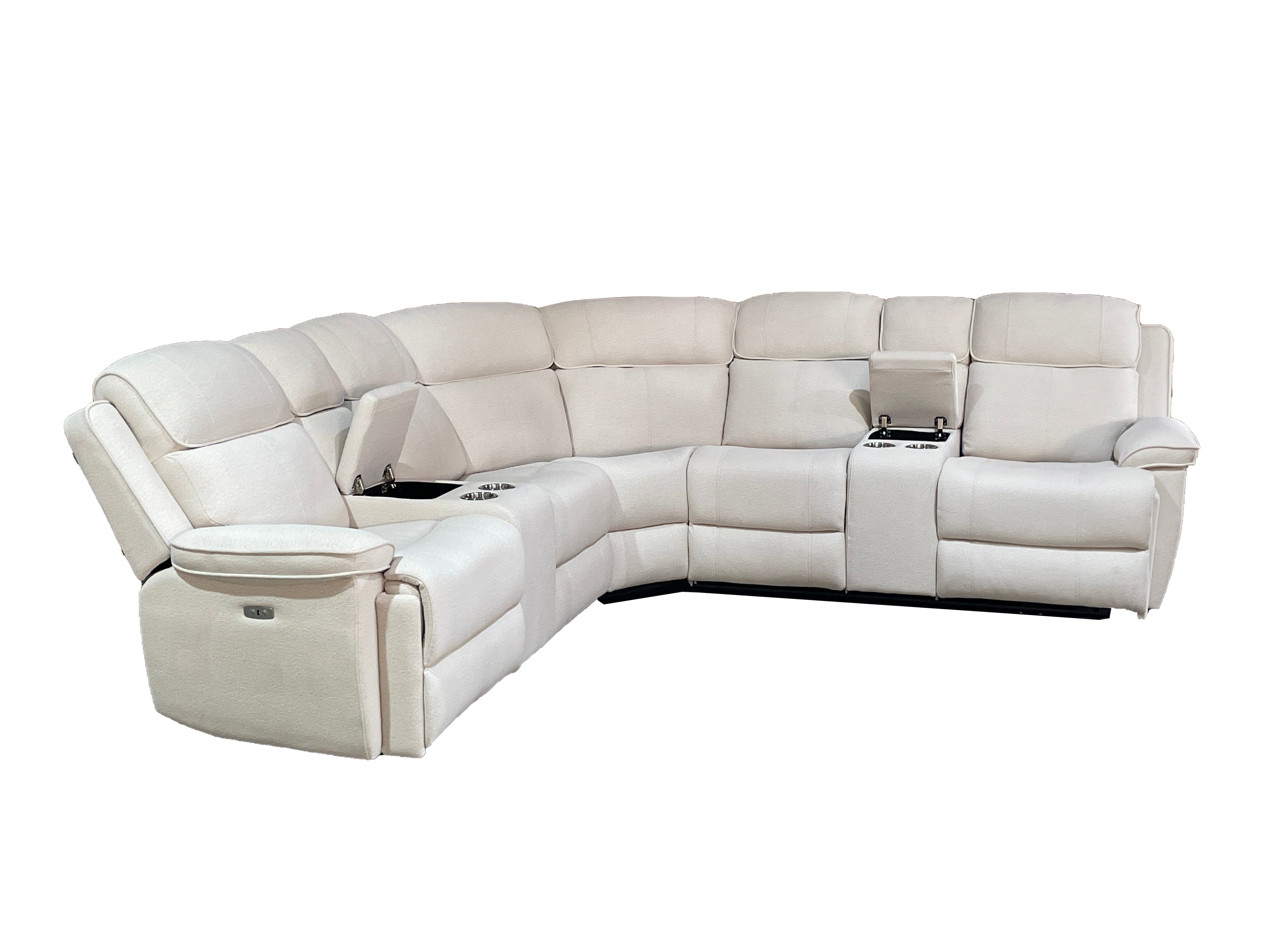 Matrix Carville Fabric Corner Sofa – Reclining Comfort Meets Modern Luxury