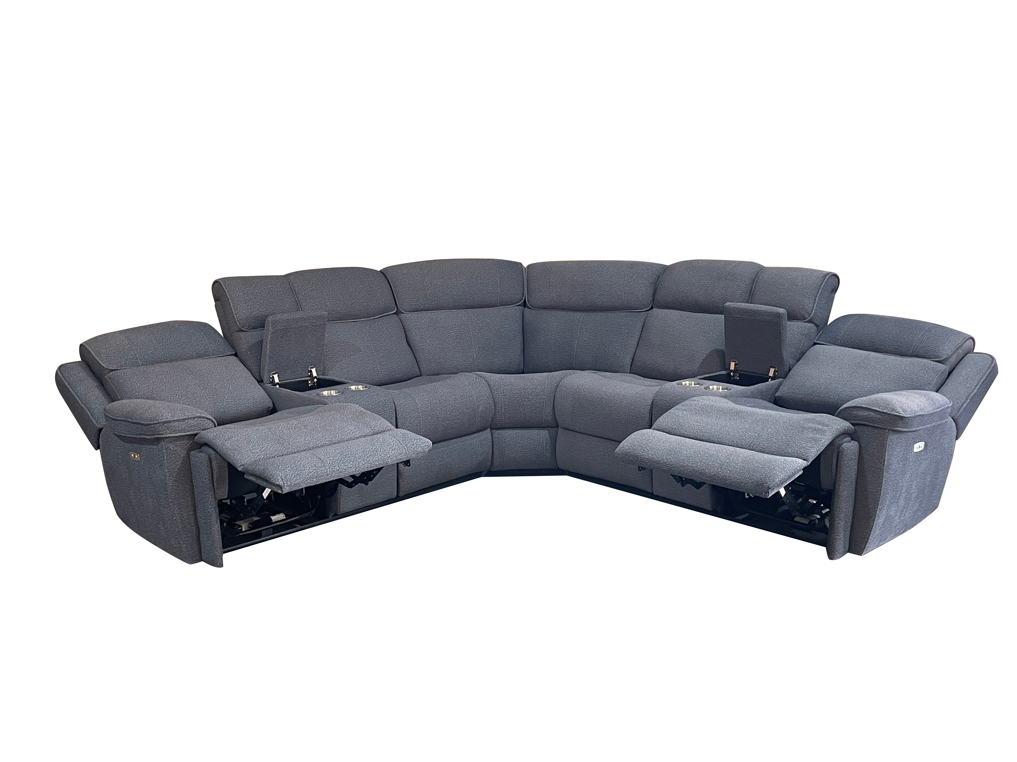 Matrix Carville Fabric Corner Sofa – Reclining Comfort Meets Modern Luxury