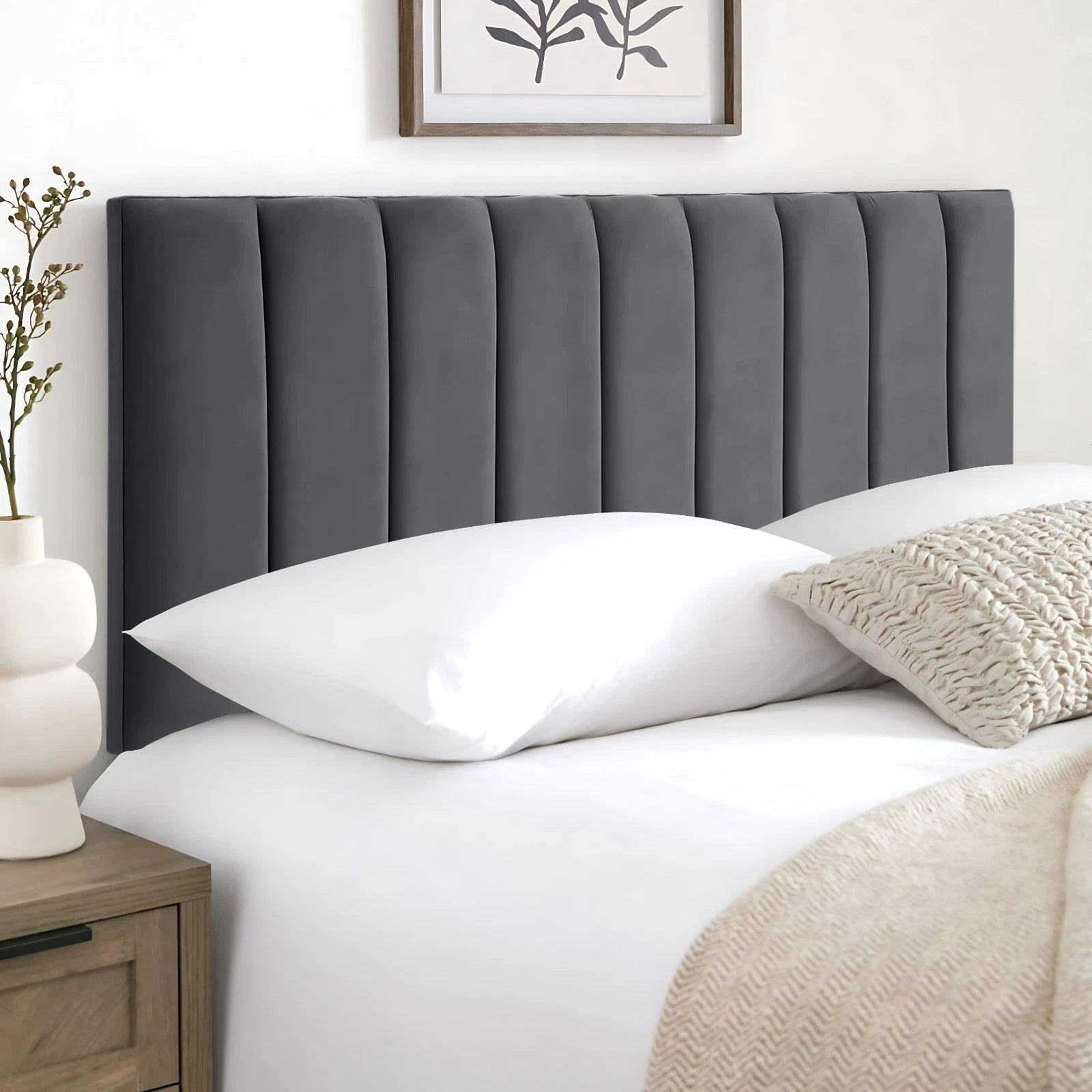 Plush fabric headboards at Matrix Furniture. Choose your size and colour, with custom options, express delivery and 14-day returns.