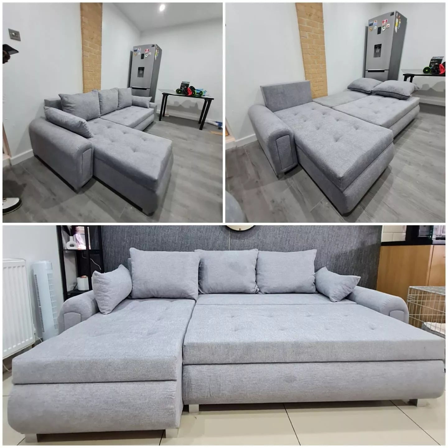 Berlin Corner Sofa Bed with Storage – Space-Saving & Stylish for UK Homes | Cash on Delivery