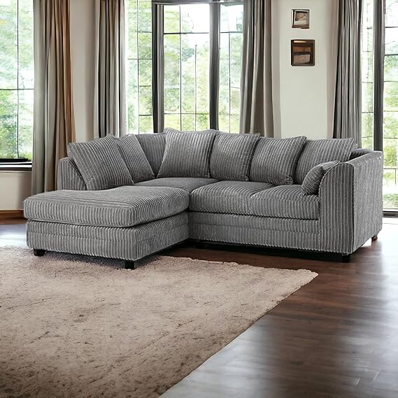 "Luxury Jumbo Cord Corner Sofas: Style & Comfort for UK Homes"