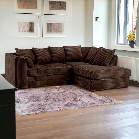 "Luxury Jumbo Cord Corner Sofas: Style & Comfort for UK Homes"
