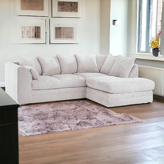 "Luxury Jumbo Cord Corner Sofas: Style & Comfort for UK Homes"