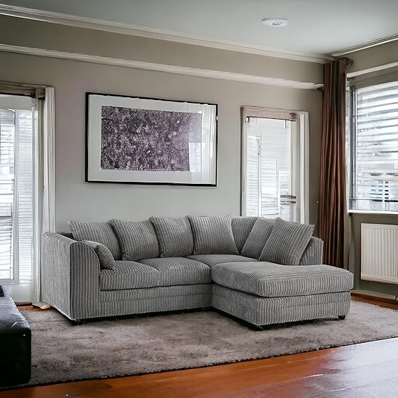 "Luxury Jumbo Cord Corner Sofas: Style & Comfort for UK Homes"