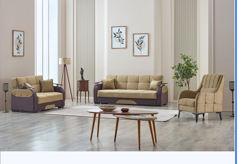 Kuzey 3+2 Seater Sofa Bed with Storage – Stylish, Spacious & Functional