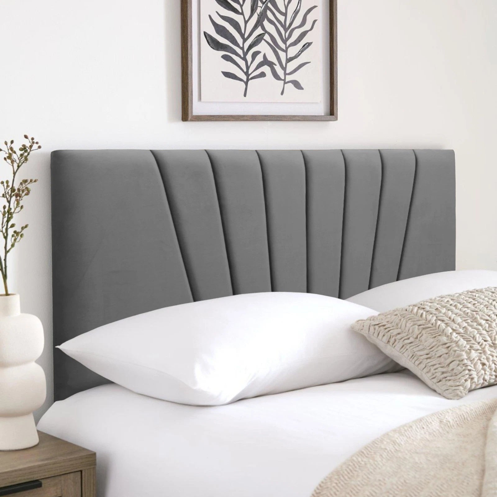 Plush fabric headboards at Matrix Furniture. Choose your size and colour, with custom options, express delivery and 14-day returns.